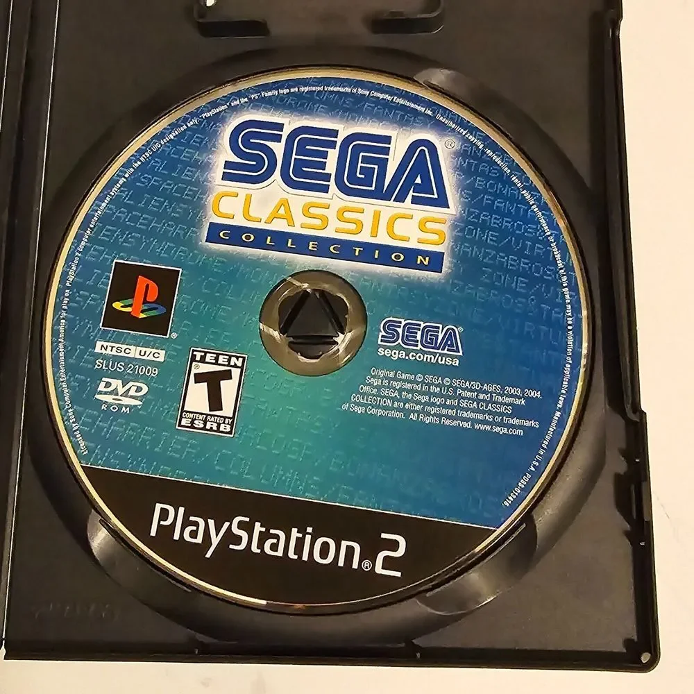 VTG PS2 Sega Classics Collection (Sony‎ PlayStation 2, 2004) Complete / Tested
